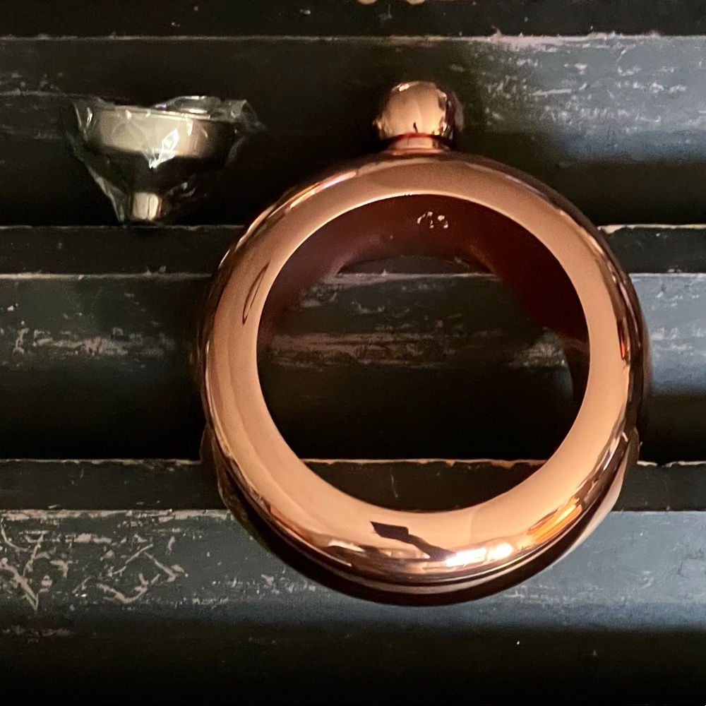 Blush Rose Bangle Bracelet Flask